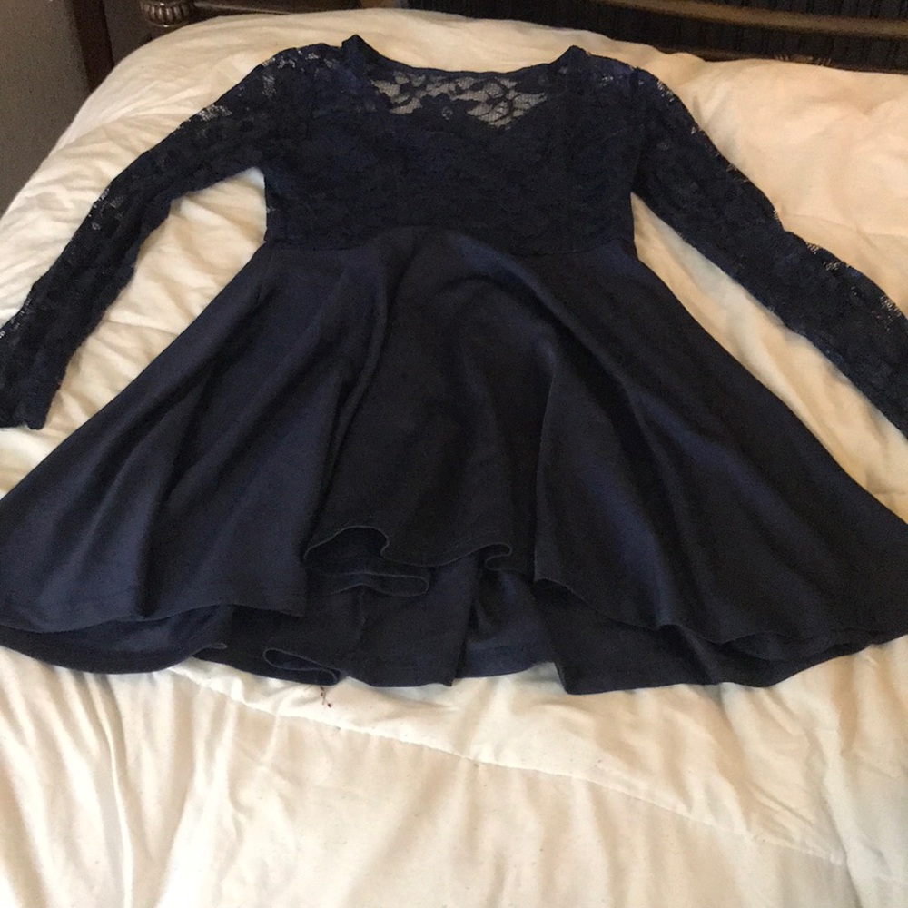Dark blue dress